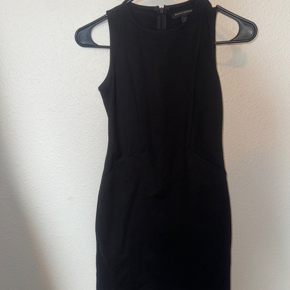 Banana Republic Black Sleeveless Sheath Mini Dress - Picture 1 of 3